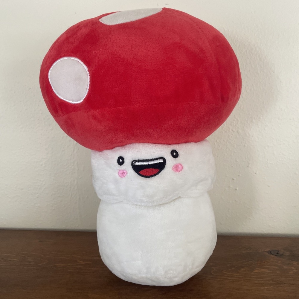 11" Happy Shroom Toy‎ Stuffed Animal Grafix Gary the Fly Agaric Mushroom Plush